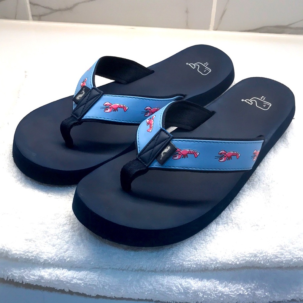 Vineyard Vines Men’s Flip Flips, Size 12